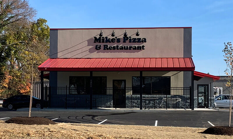 photo of Mike's Pizza building in South Boston, VA